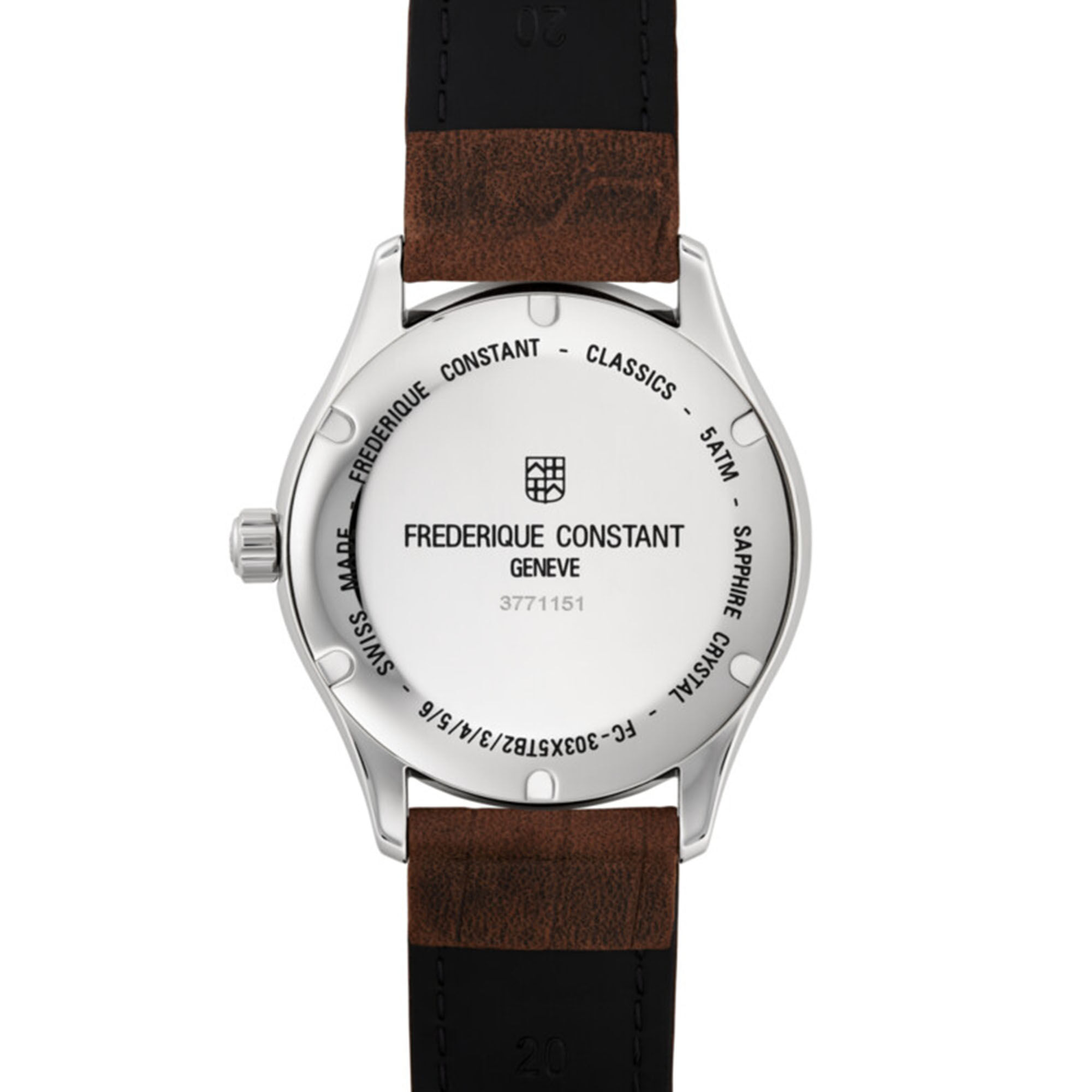 Classics Index Automatic 40 mm Stainless Steel Frederique Constant FC 303NS5B6